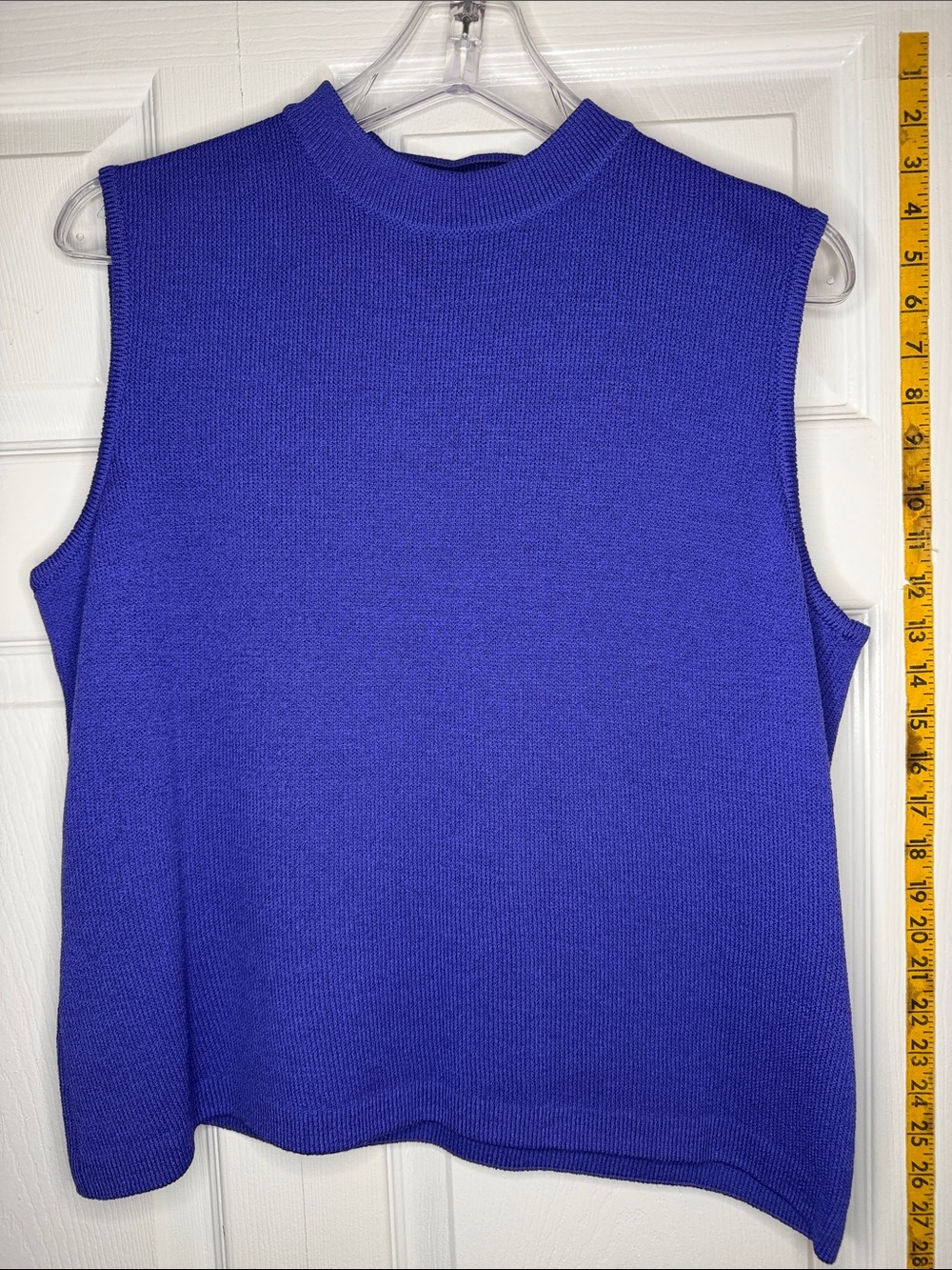 St. John Sleeveless Knit Shell in Purple
